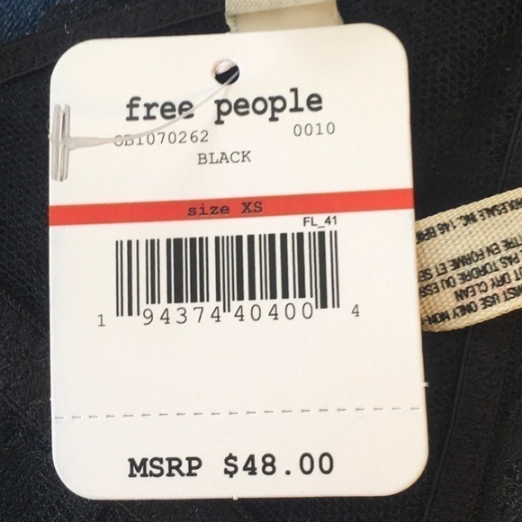 FREE People Black Lace Alyssa Underwire Bra - Picture 8 of 8